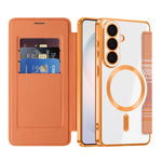Custodia per telefono in ecopelle con protezione RFID magnetica a quadri colorati., For Galaxy S26+ 5G, For Galaxy S26 Ultra 5G, For Galaxy S26 5G