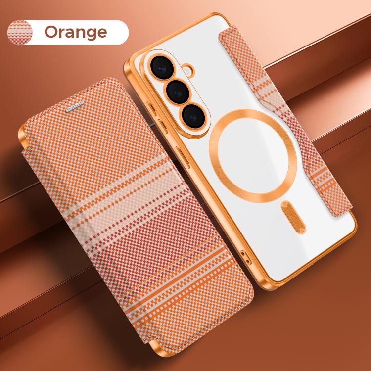 Custodia per telefono in ecopelle con protezione RFID magnetica a quadri colorati., For Galaxy S26+ 5G, For Galaxy S26 Ultra 5G, For Galaxy S26 5G