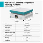 Piattaforma di preriscaldamento LCD/BGA con display a LED UYUE 946-3030, US Plug, EU Plug