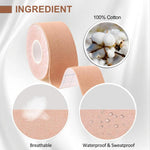 Patch rassodanti traspiranti per il viso in cotone