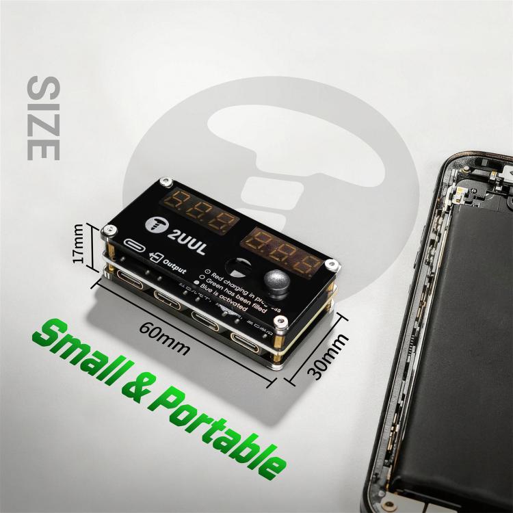 Scheda di attivazione batteria senza smontaggio 2UUL BT05 per iPhone 8-17 Pro Max / Android, 2UUL BT05