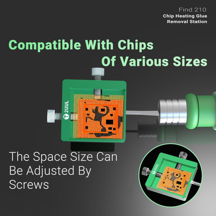 Stazione di rimozione colla mini riscaldante 2UUL FD40 Find 210 Chip per maniglia C210, 2UUL FD40