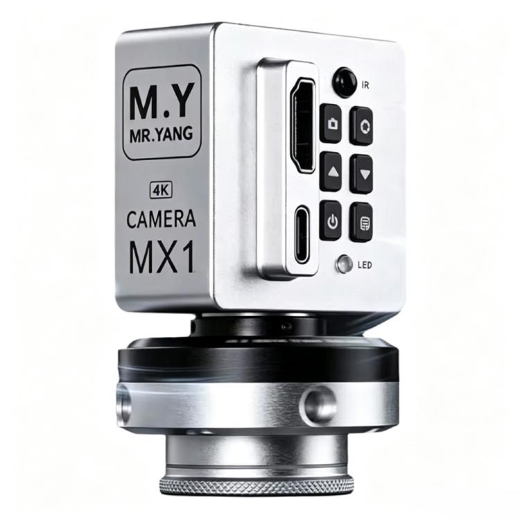 Telecamera per microscopio industriale Mr.YANG MX1 con doppia uscita HDMI e Type-C, sensore CMOS da 8 MP e risoluzione 4K., MR.YANG MX1
