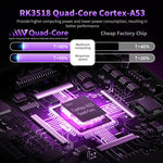HS86 Pro 14 2GB+16GB Android 14.0 Smart TV Set Top Box, RK3518 Quad-Core 32bit Cortex-A53, US Plug, EU Plug, UK Plug, AU Plug