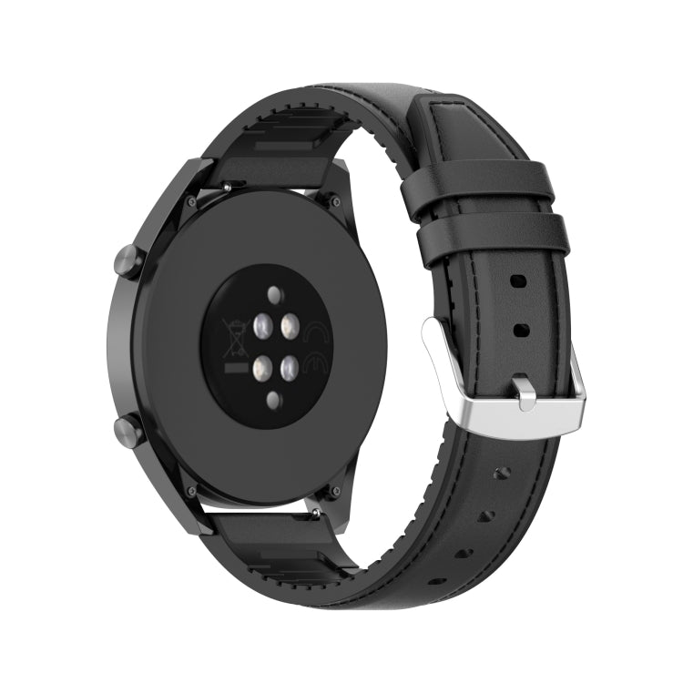 Cinturino di ricambio per cinturino in pelle di silicone da 22 mm per Huawei Watch GT 2 46 mm, For Huawei Watch GT 2 46mm