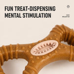 Giocattolo dentale per cani con dispenser di snack, interattivo per la pulizia dei denti e resistente ai morsi., Y-shaped, 8-shaped