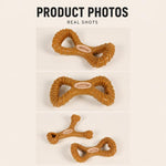 Giocattolo dentale per cani con dispenser di snack, interattivo per la pulizia dei denti e resistente ai morsi., Y-shaped, 8-shaped