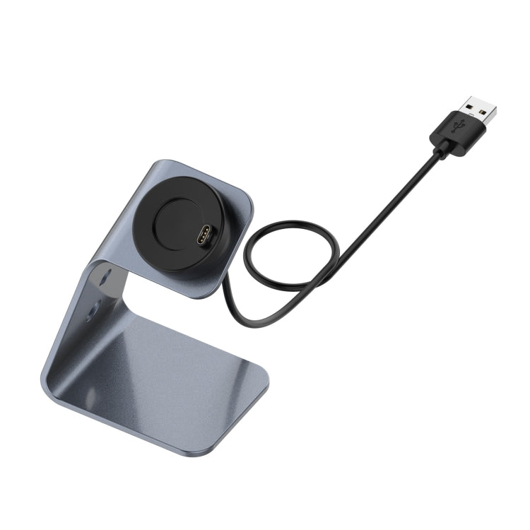 Per Garmin Forerunner 745 / Venu Sq / Fenix 6 Supporto per caricabatterie magnetico universale in lega di alluminio con protezione chip, supporto ricarica rapida, For Garmin Forerunner 745 (Right Interface)