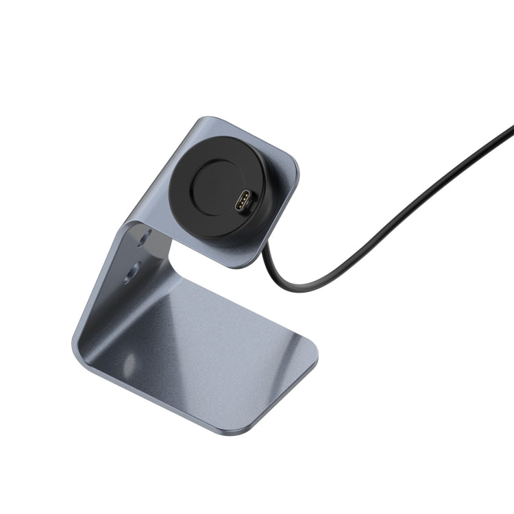 Per Garmin Forerunner 745 / Venu Sq / Fenix 6 Supporto per caricabatterie magnetico universale in lega di alluminio con protezione chip, supporto ricarica rapida, For Garmin Forerunner 745 (Right Interface)