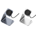 Per Garmin Forerunner 745 / Venu Sq / Fenix 6 Supporto per caricabatterie magnetico universale in lega di alluminio con protezione chip, supporto ricarica rapida, For Garmin Forerunner 745 (Right Interface)