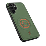 WANLONFENG Tech Fabric Texture Magnetic Hybrid PC TPU Phone Case, For Galaxy S25 Ultra 5G, For Galaxy S24 FE 5G, For Galaxy S24 Ultra 5G, For Galaxy S24+ 5G