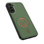 WANLONFENG Tech Fabric Texture Magnetic Hybrid PC TPU Phone Case, For Galaxy S24 5G, For Galaxy S23+ 5G, For Galaxy S23 5G