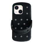 Pantofole a forma di stella a cinque punte con buco, custodia per telefono in silicone, For iPhone 14, For iPhone 14 Pro, For iPhone 14 Pro Max, For iPhone 13 Pro Max, For iPhone 13 Pro, For iPhone 13, For iPhone 12 Pro Max