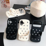 Pantofole a forma di stella a cinque punte con buco, custodia per telefono in silicone, For iPhone 14, For iPhone 14 Pro, For iPhone 14 Pro Max, For iPhone 13 Pro Max, For iPhone 13 Pro, For iPhone 13, For iPhone 12 Pro Max