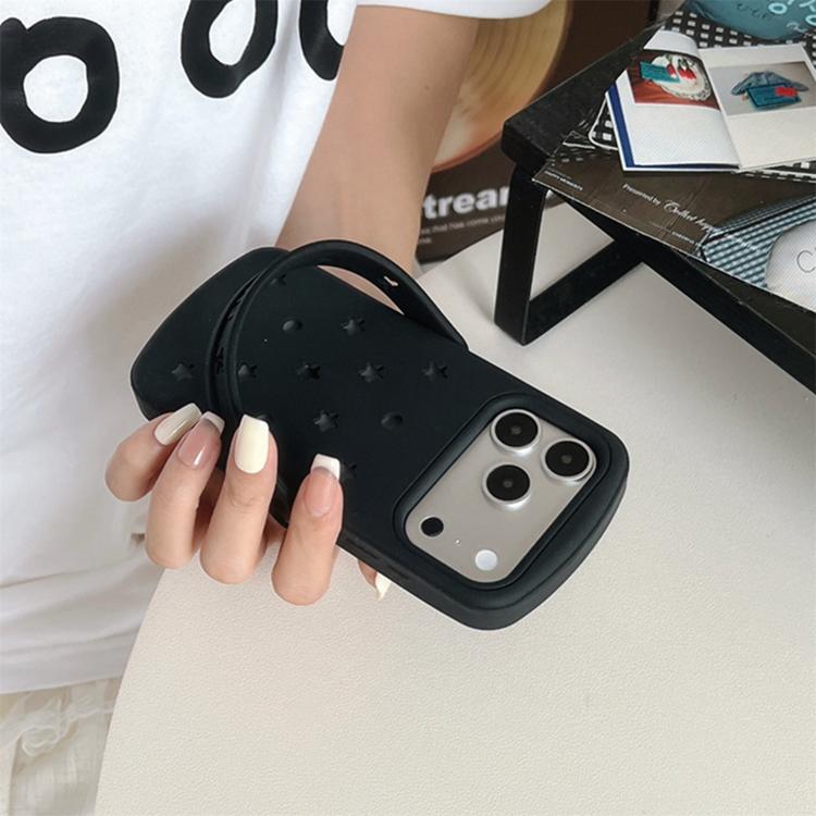 Pantofole a forma di stella a cinque punte con buco, custodia per telefono in silicone, For iPhone 14, For iPhone 14 Pro, For iPhone 14 Pro Max, For iPhone 13 Pro Max, For iPhone 13 Pro, For iPhone 13, For iPhone 12 Pro Max