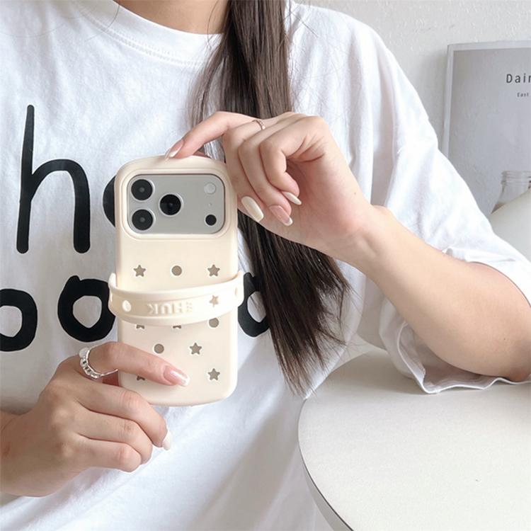 Pantofole a forma di stella a cinque punte con buco, custodia per telefono in silicone, For iPhone 14, For iPhone 14 Pro, For iPhone 14 Pro Max, For iPhone 13 Pro Max, For iPhone 13 Pro, For iPhone 13, For iPhone 12 Pro Max