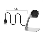 Per Garmin Forerunner 745 / Venu Sq / Fenix 6 Supporto per caricabatterie magnetico universale in lega di alluminio con protezione chip, supporto ricarica rapida, For Garmin Forerunner 745 (Left Interface)