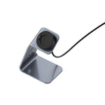 Per Garmin Forerunner 745 / Venu Sq / Fenix 6 Supporto per caricabatterie magnetico universale in lega di alluminio con protezione chip, supporto ricarica rapida, For Garmin Forerunner 745 (Left Interface)