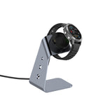 Per Garmin Forerunner 745 / Venu Sq / Fenix 6 Supporto per caricabatterie magnetico universale in lega di alluminio con protezione chip, supporto ricarica rapida, For Garmin Forerunner 745 (Left Interface)