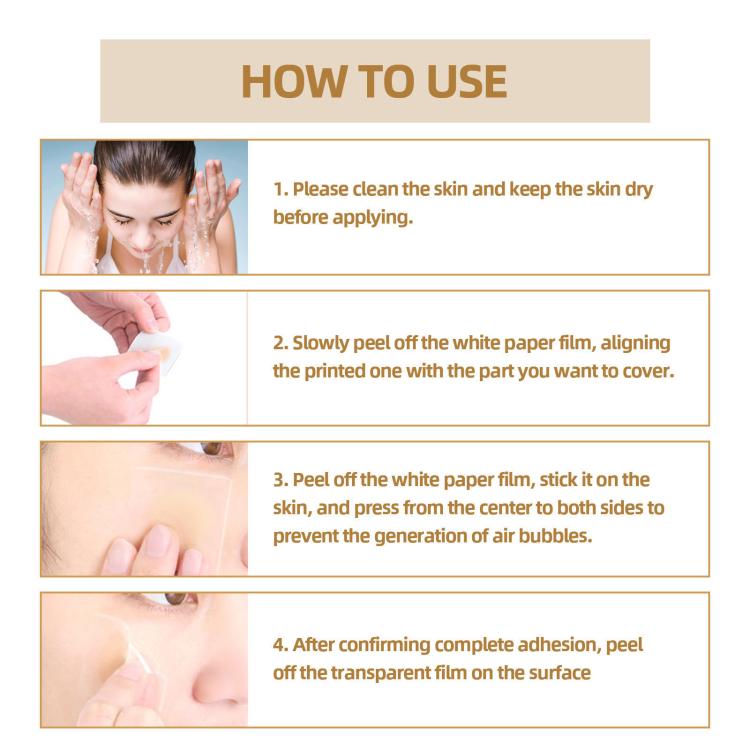 Cerotto impermeabile per cicatrici, acne e segni della pelle