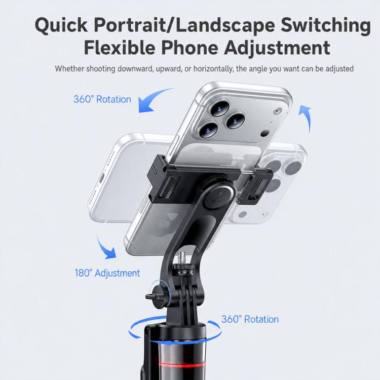Asta per selfie con treppiede Yesido SF34 ad apertura automatica e filettatura da 1/4"., SF34