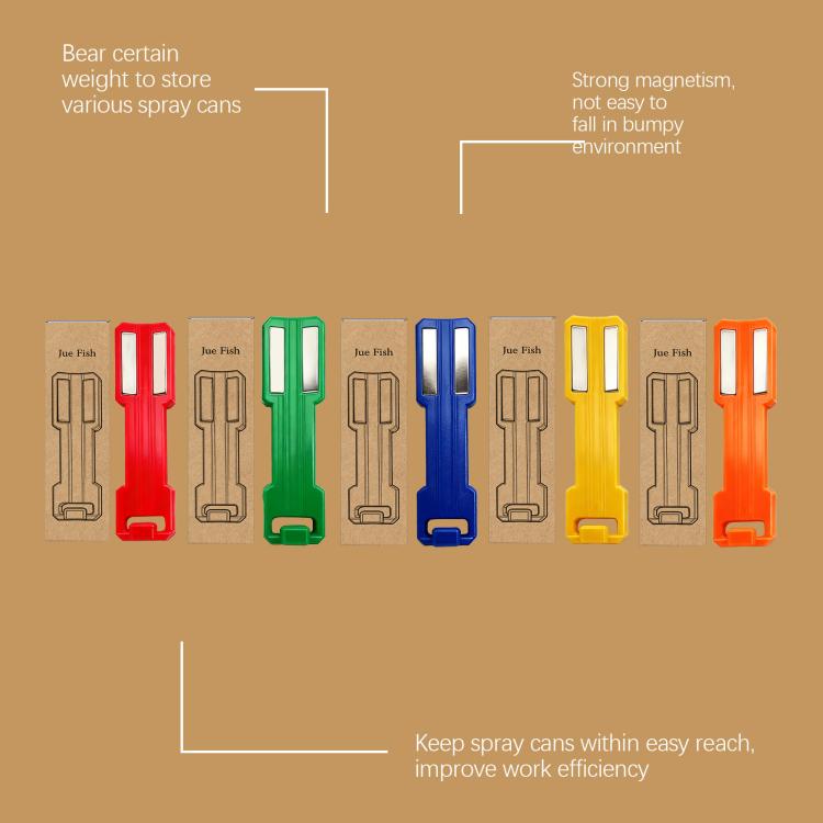 Supporto magnetico per bombolette spray standard