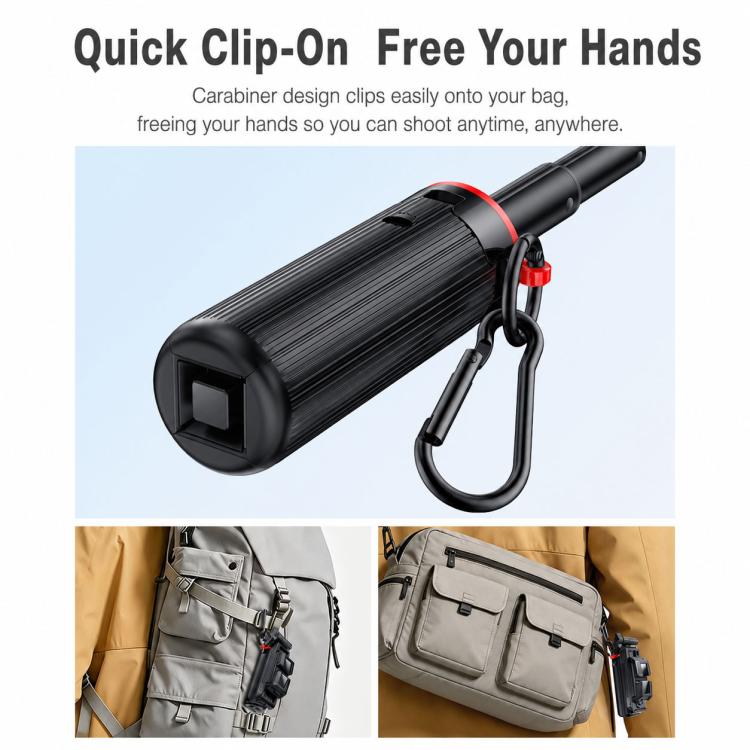 Asta per selfie portatile Yesido SF36 con mini clip telescopica., SF36