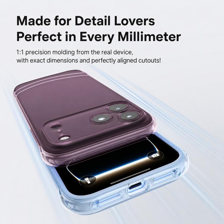 QN2 Custodia per telefono antiurto magnetica con airbag, delicata sulla pelle., For iPhone 18 Pro, For iPhone 18 Pro Max, For iPhone 17 Pro Max, For iPhone 17 Pro
