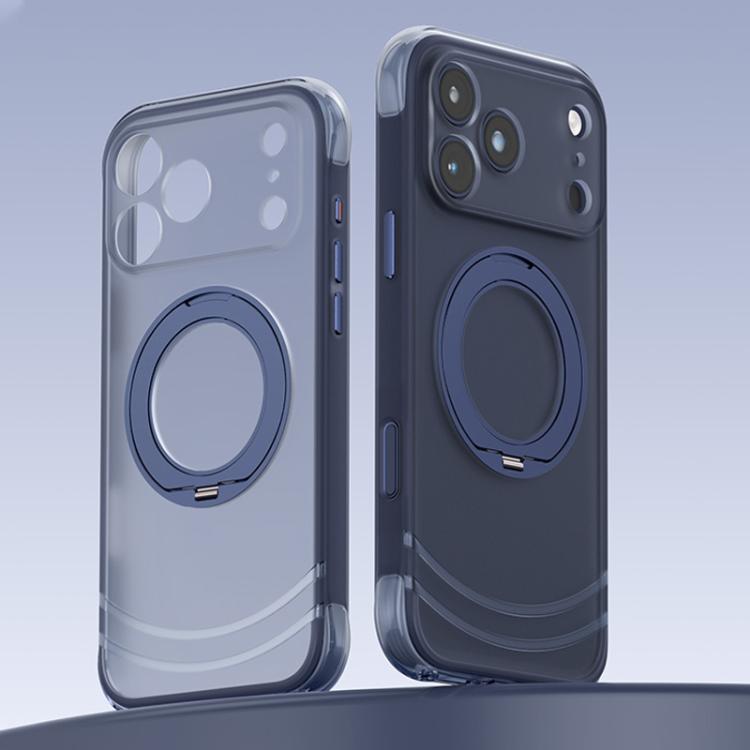 Custodia per telefono QN2 antiurto magnetica con airbag, delicata sulla pelle e con supporto girevole a 360°., For iPhone 18 Pro, For iPhone 18 Pro Max, For iPhone 17 Pro Max, For iPhone 17 Pro
