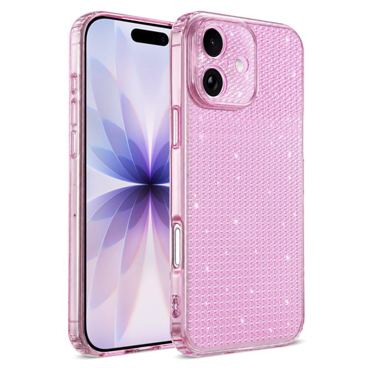 Custodia per telefono con airbag e glitter a forma di diamante scintillante, For iPhone 18, For iPhone 18 Pro, For iPhone 18 Pro Max, For iPhone 17 Pro Max