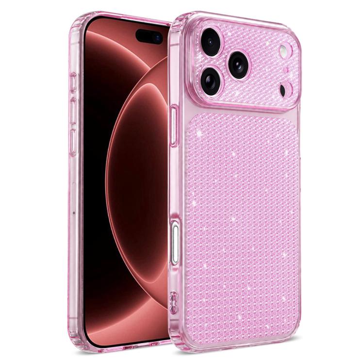 Custodia per telefono con airbag e glitter a forma di diamante scintillante, For iPhone 18, For iPhone 18 Pro, For iPhone 18 Pro Max, For iPhone 17 Pro Max