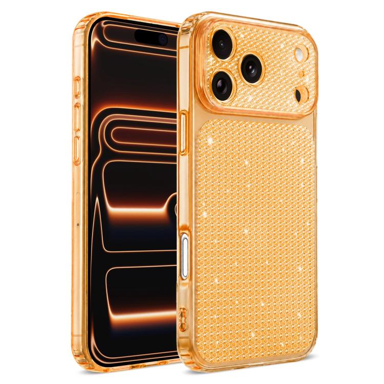 Custodia per telefono con airbag e glitter a forma di diamante scintillante, For iPhone 18, For iPhone 18 Pro, For iPhone 18 Pro Max, For iPhone 17 Pro Max