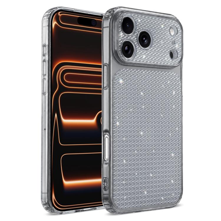 Custodia per telefono con airbag e glitter a forma di diamante scintillante, For iPhone 18, For iPhone 18 Pro, For iPhone 18 Pro Max, For iPhone 17 Pro Max