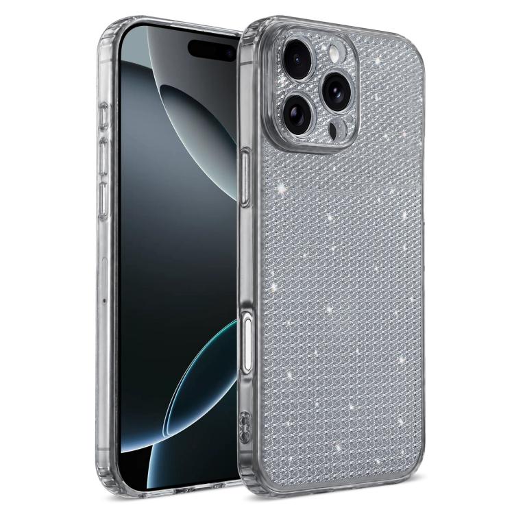 Custodia per telefono con airbag e glitter a forma di diamante scintillante, For iPhone 17 Pro, For iPhone 17, For iPhone 16 Pro Max, For iPhone 16 Pro