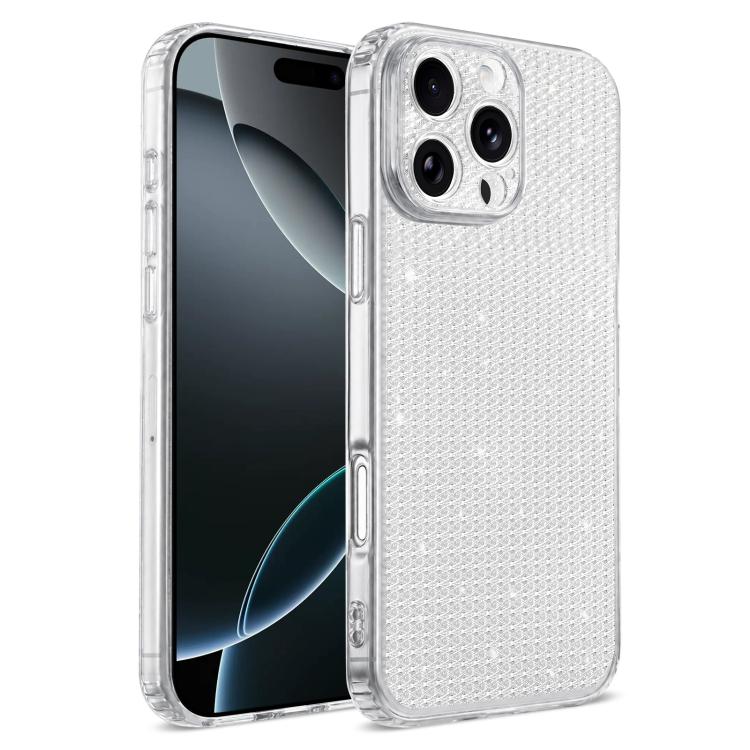 Custodia per telefono con airbag e glitter a forma di diamante scintillante, For iPhone 17 Pro, For iPhone 17, For iPhone 16 Pro Max, For iPhone 16 Pro