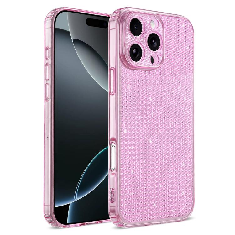 Custodia per telefono con airbag e glitter a forma di diamante scintillante, For iPhone 17 Pro, For iPhone 17, For iPhone 16 Pro Max, For iPhone 16 Pro