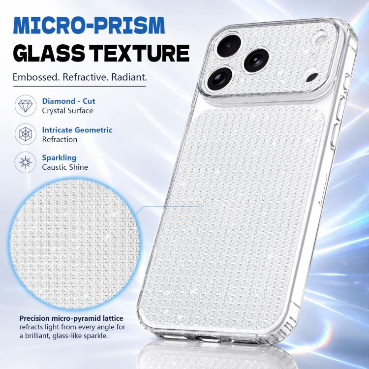 Custodia per telefono con airbag e glitter a forma di diamante scintillante, For iPhone 16, For iPhone 15 Pro Max, For iPhone 15 Pro, For iPhone 15
