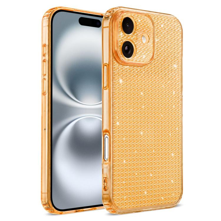 Custodia per telefono con airbag e glitter a forma di diamante scintillante, For iPhone 16, For iPhone 15 Pro Max, For iPhone 15 Pro, For iPhone 15
