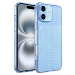 Custodia per telefono con airbag e glitter a forma di diamante scintillante, For iPhone 16, For iPhone 15 Pro Max, For iPhone 15 Pro, For iPhone 15