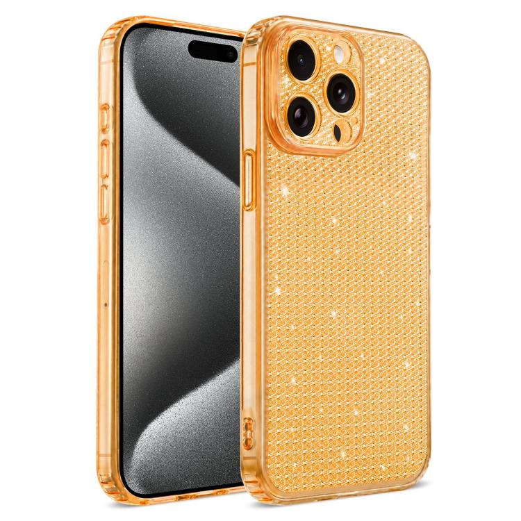Custodia per telefono con airbag e glitter a forma di diamante scintillante, For iPhone 16, For iPhone 15 Pro Max, For iPhone 15 Pro, For iPhone 15