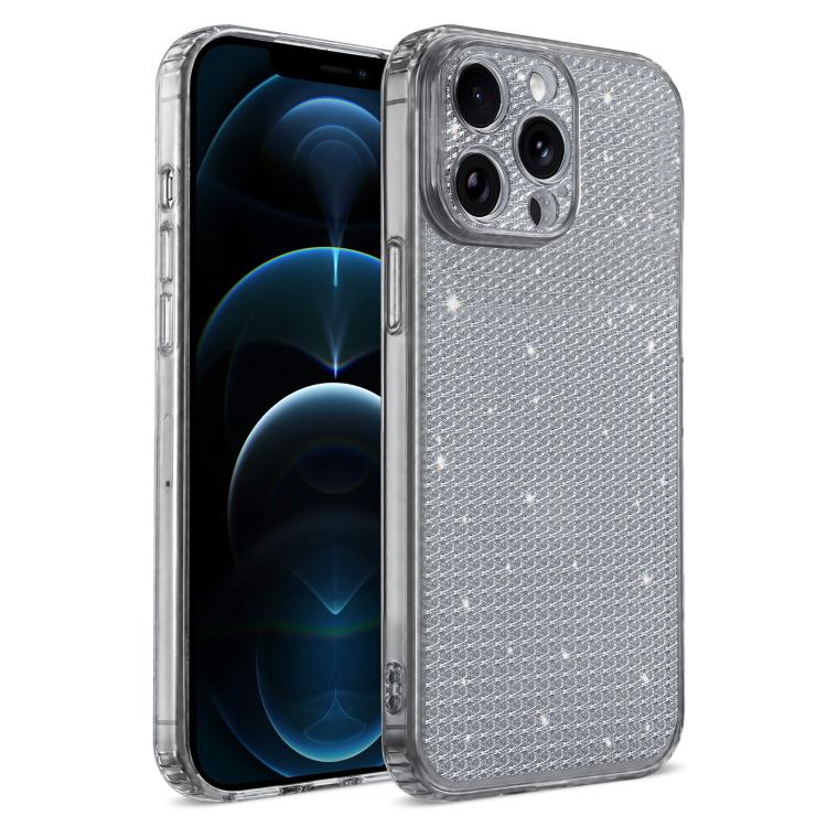 Custodia per telefono con airbag e glitter a forma di diamante scintillante, For iPhone 12 Pro, For iPhone 11 Pro Max, For iPhone 11, For iPhone 11 Pro