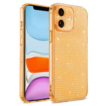 Custodia per telefono con airbag e glitter a forma di diamante scintillante, For iPhone 12 Pro, For iPhone 11 Pro Max, For iPhone 11, For iPhone 11 Pro