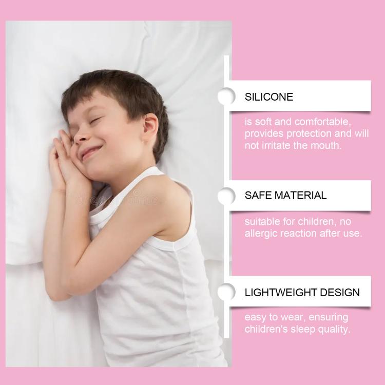 Apparecchio dentale traspirante in silicone per bambini