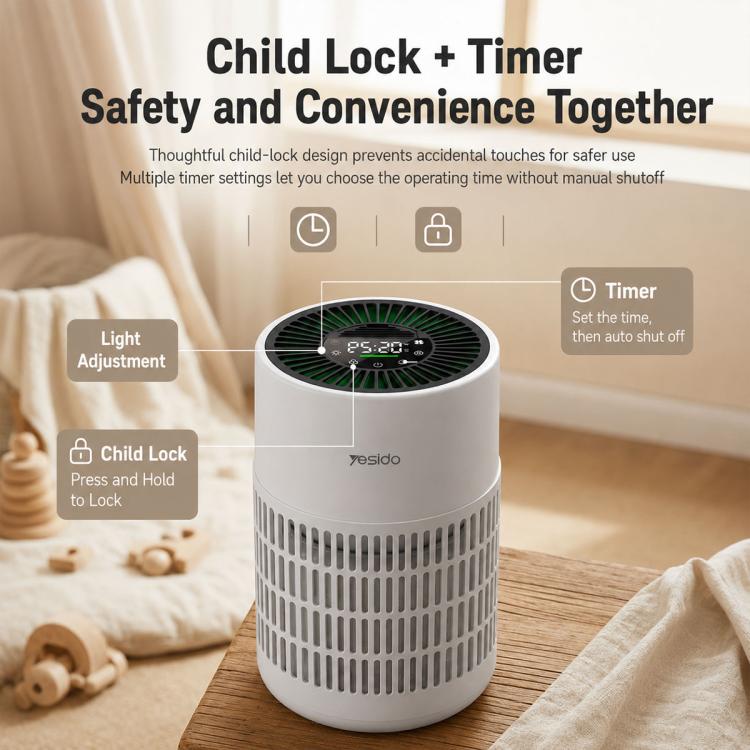 Purificatore d'aria da tavolo compatto Yesido EC39