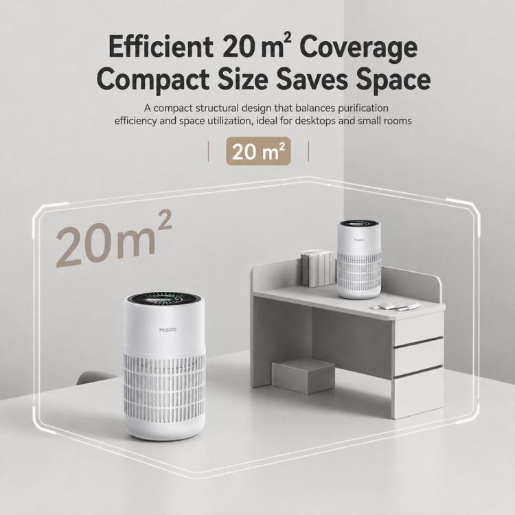 Purificatore d'aria da tavolo compatto Yesido EC39