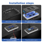 Caricabatterie da auto USB-C a 4 porte per modifiche auto e ricarica rapida, 4 Ports
