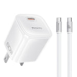Caricabatterie trasparente Yesido YC27U AVS da 40-60 W con interfaccia USB-C/Type-C., YC27U US Plug