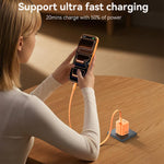 Caricabatterie trasparente Yesido YC27U AVS da 40-60 W con interfaccia USB-C/Type-C., YC27U US Plug
