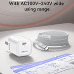 Caricabatterie trasparente Yesido YC27U AVS da 40-60 W con interfaccia USB-C/Type-C., YC27U US Plug
