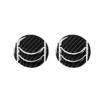 Adesivo decorativo per porte di scarico sinistra e destra in fibra di carbonio per auto per Nissan 350z 2006-2009, guida a destra e sinistra universale, Left And Right Exhaust Ports